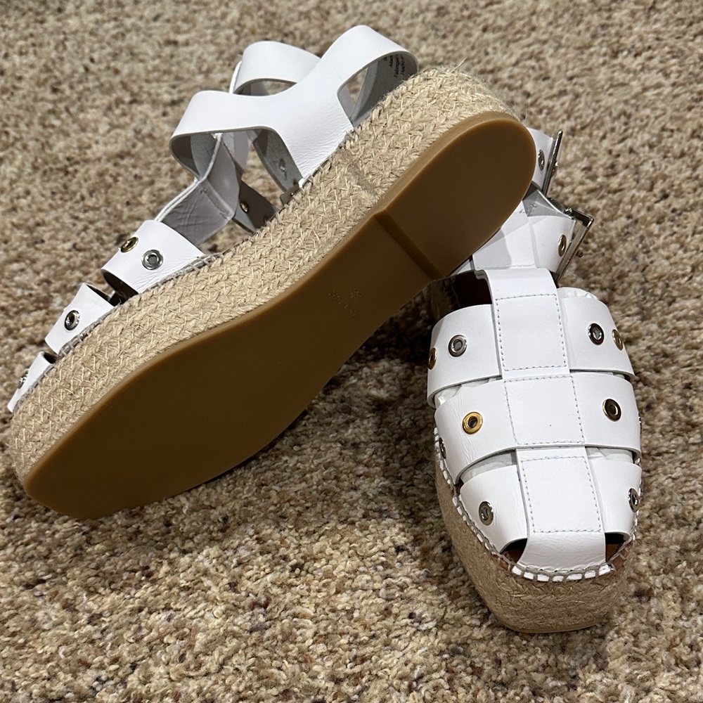 Free People White Espadrille Sandals - Picture 2 of 3